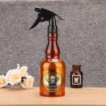 Spray Bottle Hair Sprayer Barber Bottle Accessory(Brown) 1 Pcs