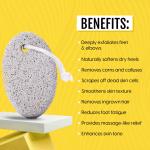 Natural Pumice Stone for Feet, Lava Pedicure Tools Hard Skin Callus Remover(Pack of 1).