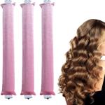 Heatless Hair Curler Easy to hair curle Flexible Curling Rod with Hook, Satin Rollers 1 Pcs