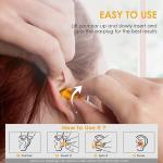 5 pair Earplugs for Sleeping, Noise Cancelling Sound Blocking Ear Plugs  Silicone