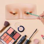 Makeup Practice Face Board Silicon Eye practice dummy (Pack of 1).