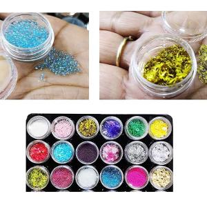 Glitter Powder Nail Art Decoration - 36 pcs (Pack of 1)