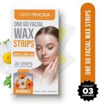 20Pcs Wax Strips for Facial Hair Removal 1 Pcs