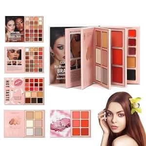 5in1 Book-Style Foldable Makeup Palette Set | Portable & Long-Lasting(MULTICOLOR) 1 Pcs