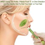 Green Face Roller With Face Massager For Women Men |  (Green) 1 Piece