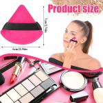 6 Pieces Powder Puff Soft Face Triangle Makeup Puff multicolors