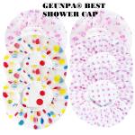 Rain and shower Cap Disposable Shower Caps for Women Larger Thicker Waterproof set of 3
