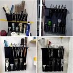 Hair Clipper Holder Hair Scissors Rack Hair Tool Wall Shelf Hair Trimmer Holder Hair Tools Wall Organizer