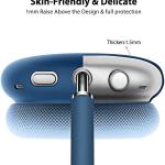 Soft Silicone Case for AirPods Max True Wireless Headphone with Anti-slip Two Side for Air Pods