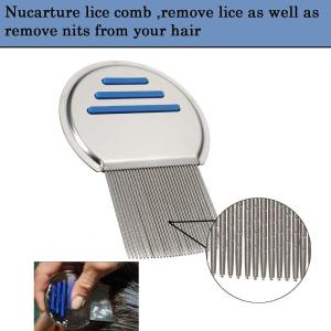 Stainless Steel Lice Treatment Comb for Head Lice/Lice Egg Removal(1 Piece).