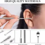 Ear Wax Removal Kit,6 Pcs Ear Pick Earwax Remover Tool Professional 1 Pcs