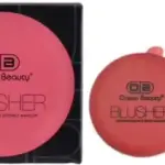 OCEAN BEAUTY Professional Waterproof Matte Finish Baked Blusher Powder Palette  1 Pcs