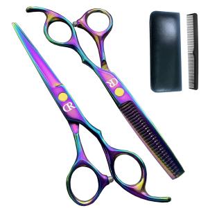 Hair Cutting & Thinning Scissors Barber Shears 2 Pcs