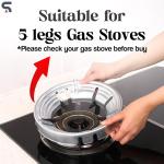 Stainless Steel Gas Saver Burner Stand |Gas Stove Stand Pack of 1