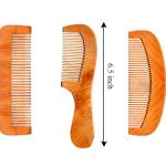 pack of 3pcs woolen hair comb