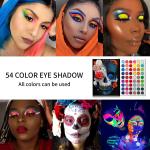 54 Colors Eyeshadow Palette(Multicolor) 1 Pcs