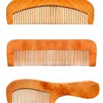 pack of 3pcs woolen hair comb