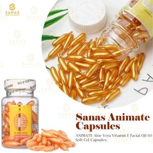 Facial Capsules for Glowing Skin Aloe Vera And Vitamin E  (60 g) 1 Pcs