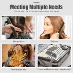 Stylish Women Black Plastic Hair Combs Set (10 Piece).
