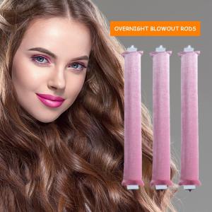 Heatless Hair Curler Easy to hair curle Flexible Curling Rod with Hook, Satin Rollers 1 Pcs