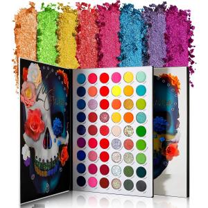 54 Colors Eyeshadow Palette(Multicolor) 1 Pcs