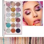 18 Color Eye Shadow Glittery Shades Professional  Makeup Eyeshadow 1 Pcs