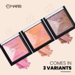4 Shades Beauty Face Blusher and Highlighter (Pack of 1)