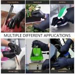 Black Nitrile Gloves,Next-Gen Smooth Disposable Powder Free Examination Hand Gloves 1Pcs