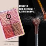 Blusher with Highlighter 12g (Multicolour) 1 Pcs