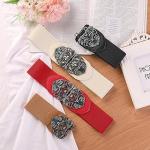 Ladies Dress Waist Belt Free Size Skirt Belts Waistband Belt Girl Black 1 Pcs