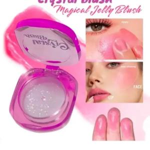 Crystal Blusher, Jelly Blush  Magic, Colour Changing Blush ,Long-lasting waterproof Blush 1 Pcs
