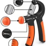 Adjustable Hand Grip Strengthener, Hand Gripper for Men & Women for Gym Workout Hand Grip 1 Pcs