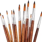 Professional Nail Art Brushes Set, 9 Pieces, Nail Art Design Tools.