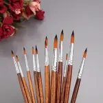 Professional Nail Art Brushes Set, 9 Pieces, Nail Art Design Tools.