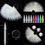 Nail Art Display Tips Stiletto Practice Palette 1 Pcs
