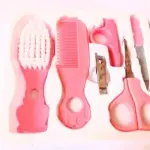 Baby Grooming Kit Infant Nursery Set Manicure Set Newborn Healthcare Kit  (Pink) 1 Pcs