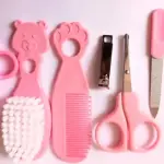 Baby Grooming Kit Infant Nursery Set Manicure Set Newborn Healthcare Kit  (Pink) 1 Pcs