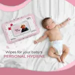 PREMIUM BABY WIPES WITH ALOE VERA, GRAPE FRUIT EXTRACT & VITAMIN E (72 wipes, Combo of 2)