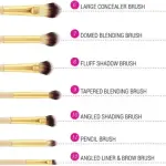 Beauty and Makeup Studded Couture Brush Set - (Pack of 12 Pieces) 1 Pcs