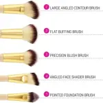 Beauty and Makeup Studded Couture Brush Set - (Pack of 12 Pieces) 1 Pcs