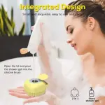 Body Cleaning Brush for Use in Shower Soft Bath Room Brush Foot  1 Pcs