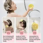 Body Cleaning Brush for Use in Shower Soft Bath Room Brush Foot  1 Pcs