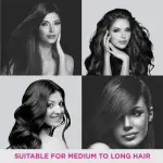 Hair Curling Roller Round Comb Brush paçk of 2