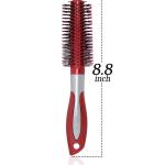 Hair Curling Roller Round Comb Brush paçk of 2