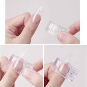 Clips for Poly gel, Nail Extension Gel Quick Building Nail Tips Clip (pack of 10).