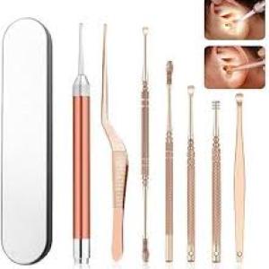 10PCS Ear Wax Cleaner Stainless Steel Ear Wax Remover Tools