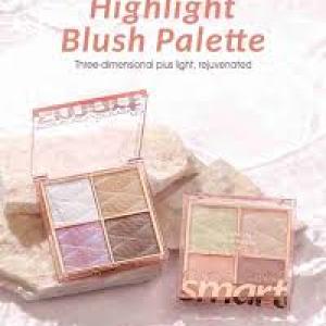 4 Shade Highlighter and Blusher Palette (pack of 1)