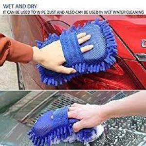 Multipurpose Microfibre Wash and Dry Cleaning Sponge For Washing Car Cleaning Tool(Pack of 1).