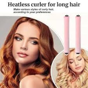 Overnight Heatless Curls Blowout Rods for All Hair Types Hair Curler  (Pink) 1 Pcs