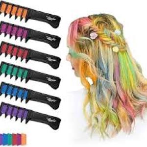 12 Hair Color for Girls Temporary Hair Color Dye for Kids, Comb, Gifts For Girls